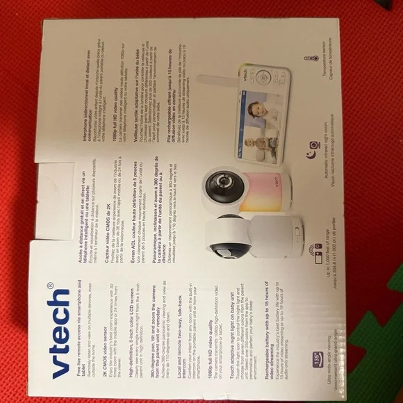 VTech 2 Camera Smart Video Monitor - Pink - Picture 3 of 3